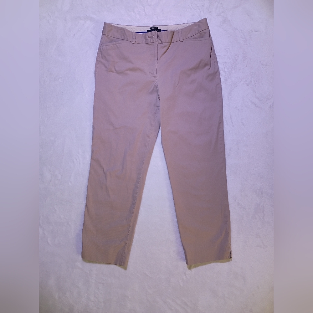 Talbots Khaki Capris Size 6